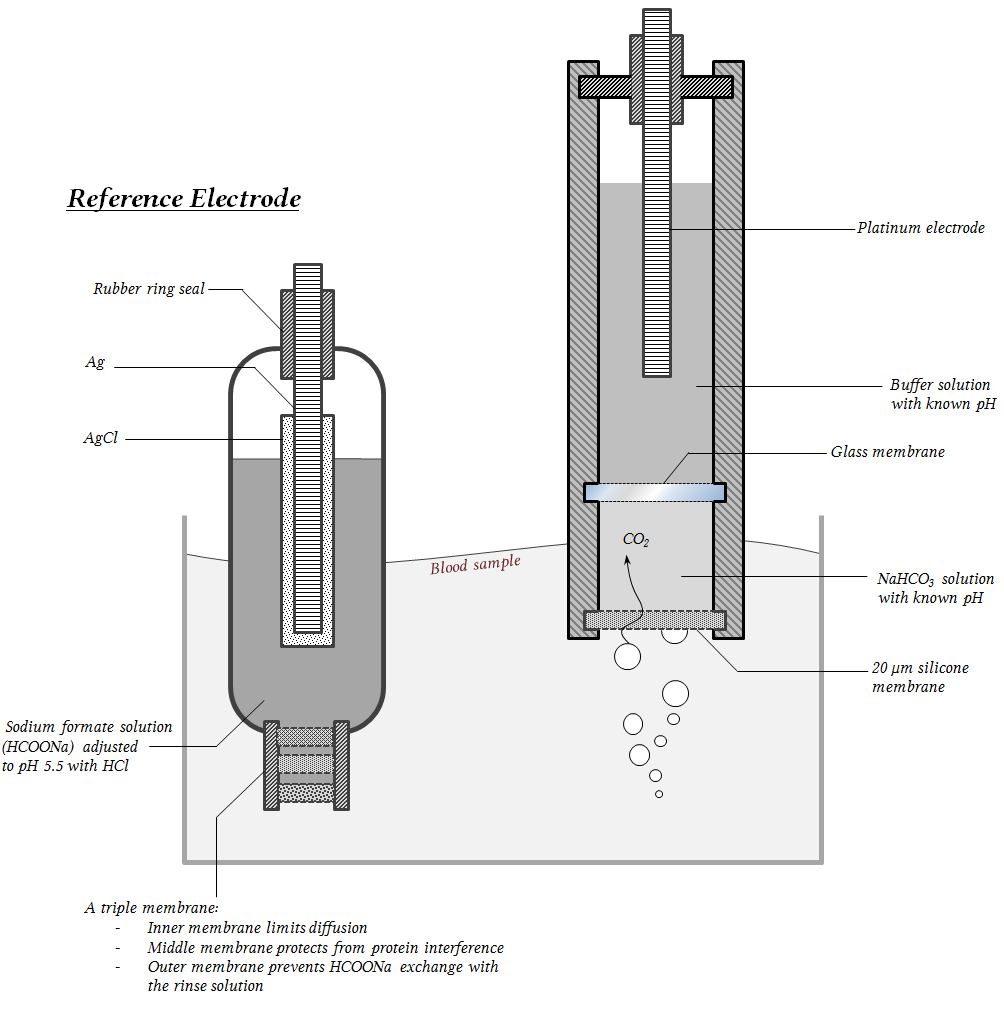 Principles of measuring PCO₂ with the Severinghaus electrode Deranged